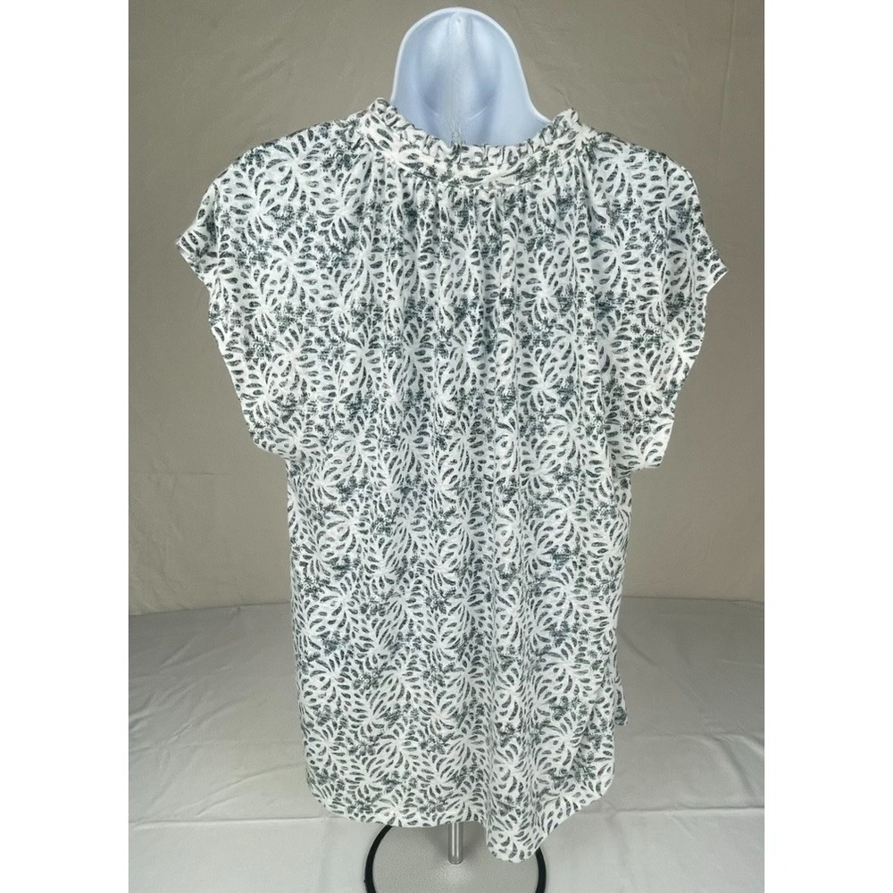 Bobeau Blouse Large Floral Lace Cap Sleeve Stretch Lightweight Summer Top Womens - Picture 15 of 15